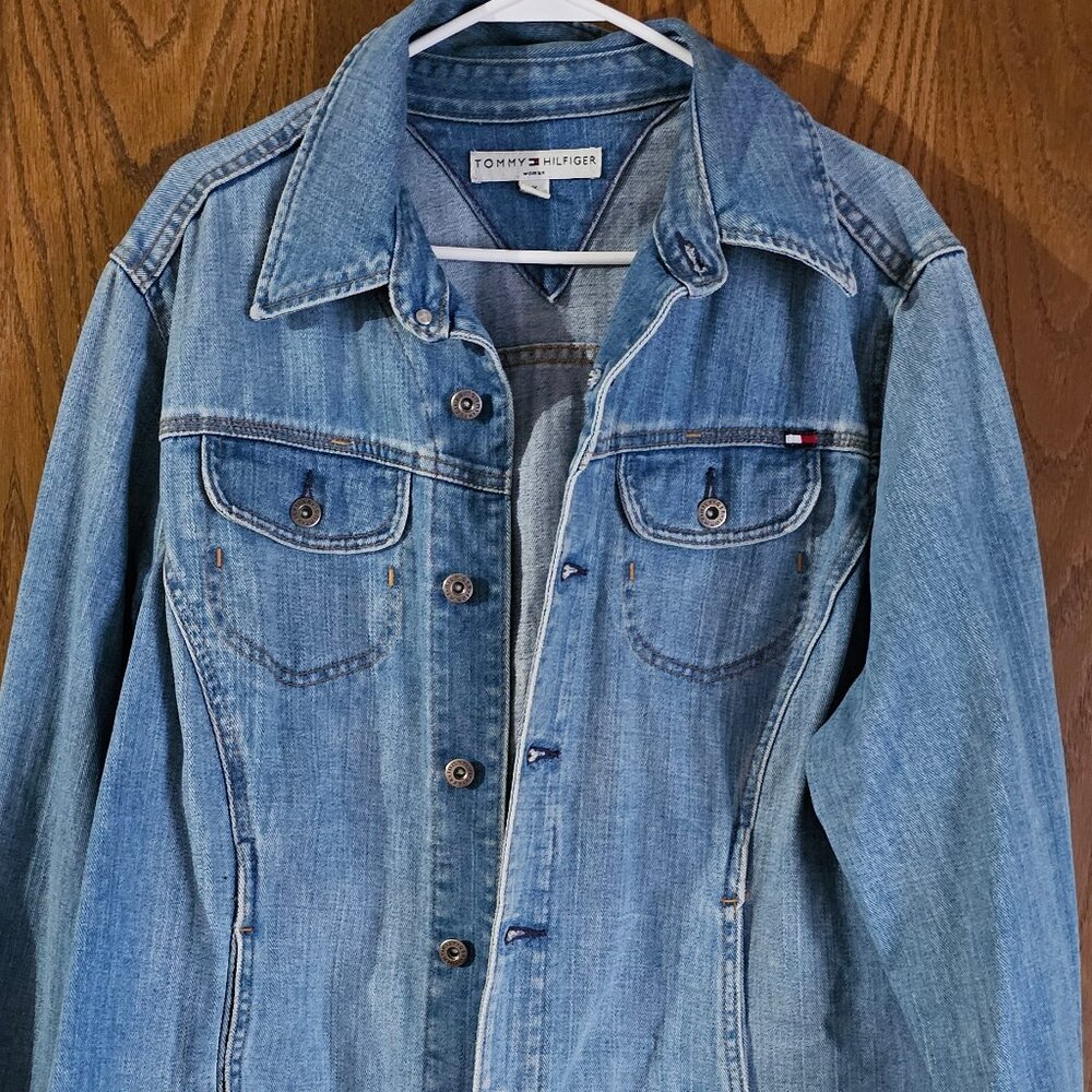 Tommy Hilfiger Vintage Y2K Denim Jacket – Plus Size Women's Size 1X